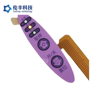 1.0 mm Pitch Tactile Metal Dome Switch untuk daya tahan dan kinerja dalam aplikasi PVC