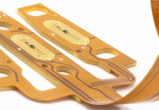 Harga yang bagus 0.05mm Minimum Trace Width FPC Flexible Circuit Board with Yellow PI Film Solder Mask and Gold Plating for Compact Electronics on line