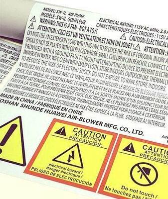 Harga yang bagus Permanent Or Removable Adhesive Silver Sticker Label With Temperature Resistance Up To 80°C Available In Custom Quantities From 100 To 10,000+ on line