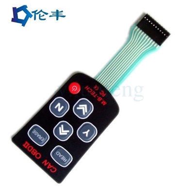 Harga yang bagus 3M 468 Perekat Matte Tactile Metal Dome Switch Panel Keypad Membran PC PET on line