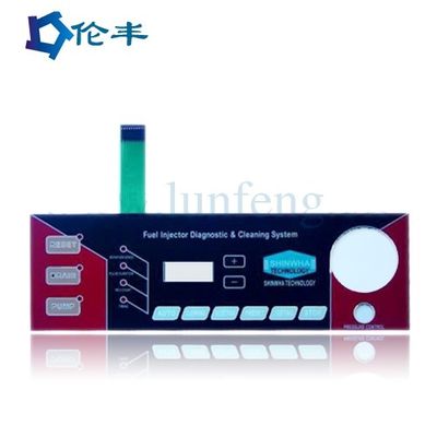 Tombol Timbul PET Tahan Air Membran Keypad Kubah Logam Led Membran Switch
