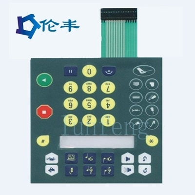 Harga yang bagus Sakelar Membran Kustom Tahan Air Perekat RAL Warna 3M Keypad on line