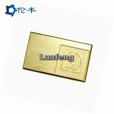 Harga yang bagus Die Stamping Aluminium Papan Nama Logo RAL AL1060 Stainless Steel on line