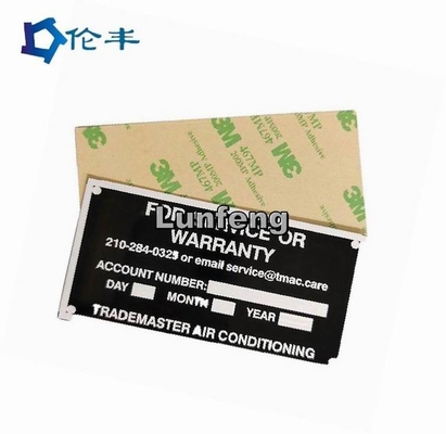 Harga yang bagus Pelat Nama Stainless Steel Perekat Diri 3M467 on line