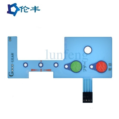 Harga yang bagus PET LED Membran Keypad 3M468 Blue Home Graphic Overlay Membran on line