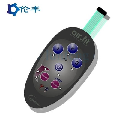 Harga yang bagus RAL Color LED Membran Keypad 3M467 Perekat PET Lexan Label Membran Switch Overlay on line