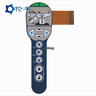 Harga yang bagus 3M468 Perekat FPC Membran Switch Perangkat Rumah LED Membran Push Button Switch on line