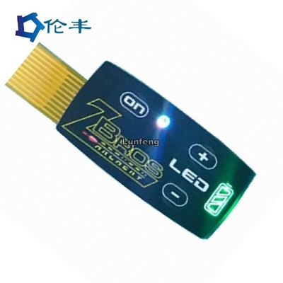 Harga yang bagus Tahan Air Led Membran Switch Kubah Logam Tactile Back Light Desain LGF on line