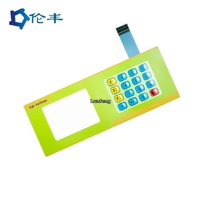 Harga yang bagus 3m9080A Membran Switch Overlay Grafis LCD Window PC PVC Membrane Overlay on line
