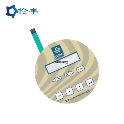 Harga yang bagus Overlay Beralih Membran Datar Matte Metal Dome Touch Panel Overlay on line