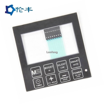Harga yang bagus PET Glossy Capacitive Membran Keypad Touch LCD Window 3M468 on line