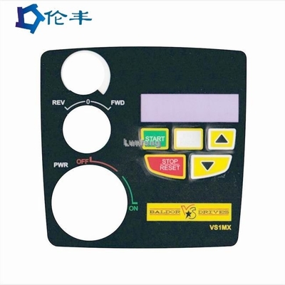 Harga yang bagus PET PC PVC Graphic Panel Overlay LCD 3M467 Panel Kontrol Industri Kustom on line