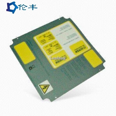 Harga yang bagus PET Lexan Graphic Overlay Membrane Flat Matte Control Panel Overlay Printing on line