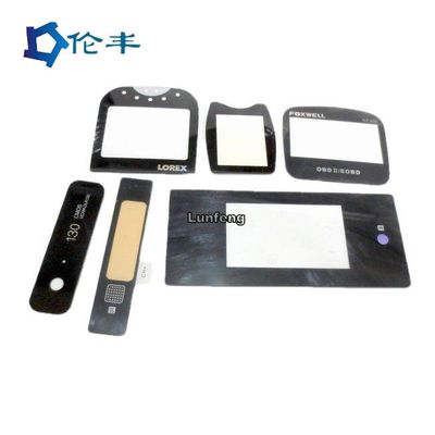 Harga yang bagus Panel Depan Akrilik Potong CNC dengan Sablon dan Tahan Suhu untuk Panel Kontrol Industri on line