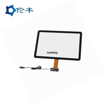 Harga yang bagus 17.3 Inci Proyeksi Capacitive Touch Screen Overlay dengan Multi-Touch untuk aplikasi industri on line